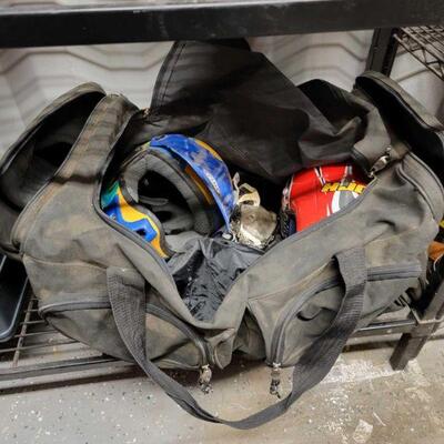 #5030 â€¢ Motorcycle Helmets. Gloves. Goggles & Bag