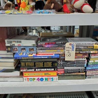 #2648 â€¢ Assortment of Movies/Films and Books: Movies/Films Include School House Rock, Bob Dylan Don't Look Back, Turner Classic...