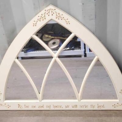 #4036 â€¢ Mirror Wall Decor: Measures Approx: 36.5"Ã—28". 