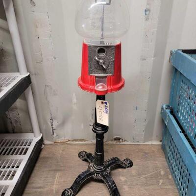 #4098 â€¢ Carousel Gum Ball Machine: Measures Approx: 38"x 18".