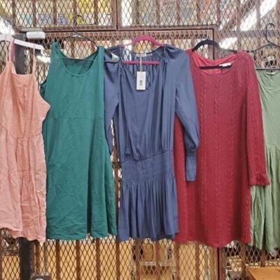 #1480 • 6 Dresses Size M-L Brands Include Ramy Brook, Wild Fable, And Loveriche
