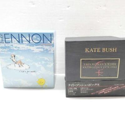 #2620 â€¢ (2) CD Collections Includes John Lennon Anthology and Kate Bush This Woman's Work Anthology 1978-1990