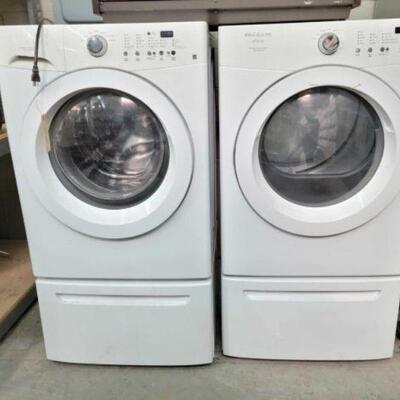 #2570 â€¢ Frigidaire Affinity Washer and Dryer with Pedestal