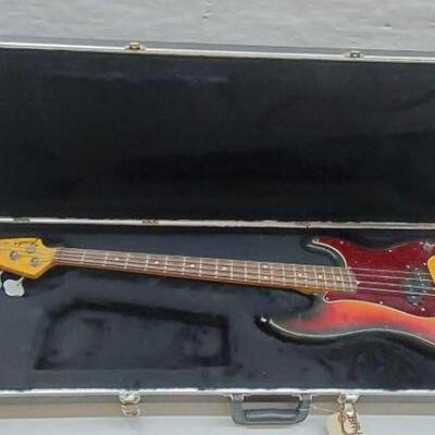 #2508 • Fender Precision Bass with Case Serial Number: 366479.