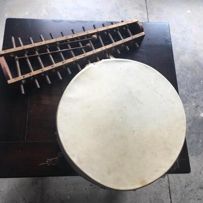 AUCTION-Native American drum and xylophone