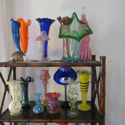 Collection Of Murano~Fenton Blown Glass 