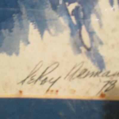 Leroy Neiman 1978 signed 