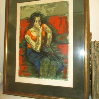 Jan De Ruth, Day Dream, Screenprint Lithograph Signed In Pencil 157/75 