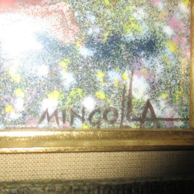 Don Mongolia Enamel on Copper Art  