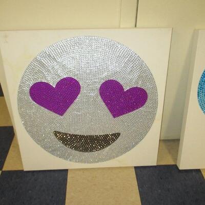 Smile Face Canvas Art 