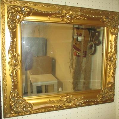 Stunning Gold Gilt Ornate Detailed Mirror 