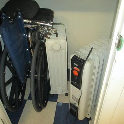 Heaters/Wheel Chair 