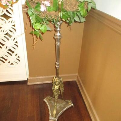 Lovely Silver Plate Plant Stand  