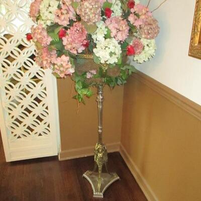 Lovely Silver Plate Plant Stand  