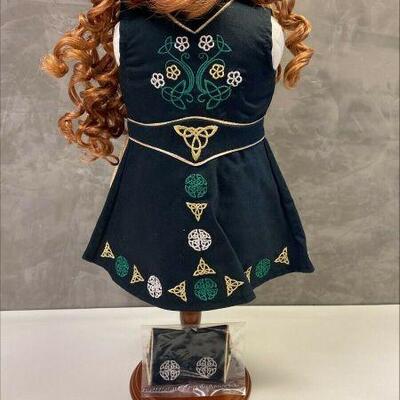 https://www.ebay.com/itm/125106702410	HS1009 AMERICAN GIRL DOLL CELTIC IRISH DRESS, WIG, SHOES, WRIST COVER 		BIN	 $99.99 
