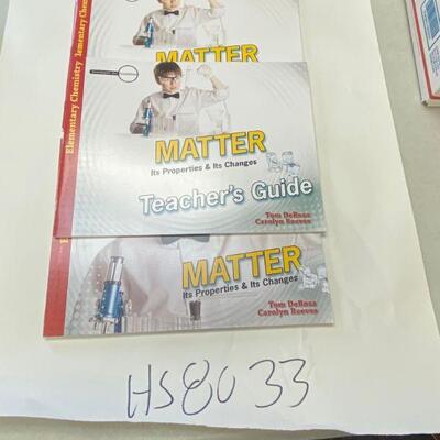 https://www.ebay.com/itm/115134309780	"HS8033A Elementary Chemistry Matter Its Properties Teacher & Student Guides (4 Books)...