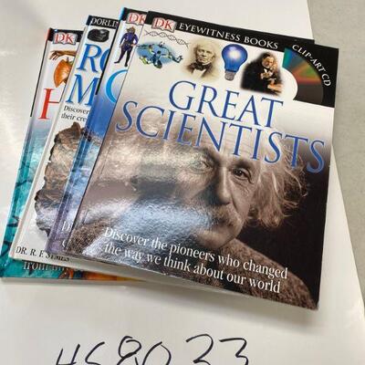 https://www.ebay.com/itm/115134319840	"HS8033B DK Eyewitness Series Books (4 Books)
Great Scientists (DK Eyewitness Books) by...