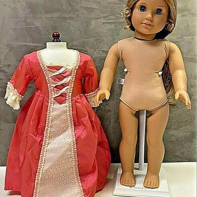 https://www.ebay.com/itm/125045113406	HS1000 RETIRED AMERICAN GIRL DOLL "ELIZABETH" IN PINK MEET OUTFIT & ACCESSORIEs...