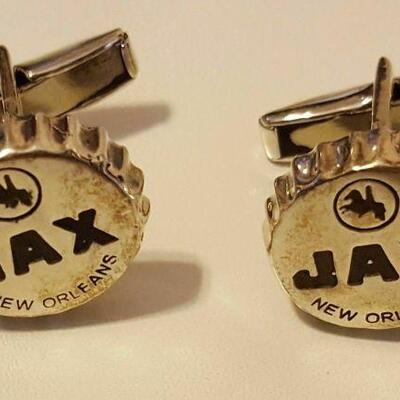 https://www.ebay.com/itm/115203104948	LG705CL Jax Beer Bottle Cap Cufflinks Sterling Silver New Orleans Artist LetyG 		BIN	 $79.99 
