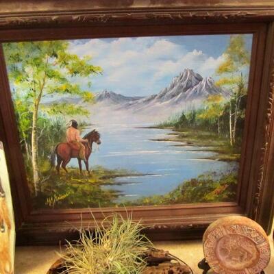 BEAUTIFUL NATIVE AMERICAN PAINTING