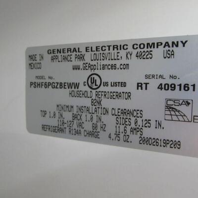 NICE GE PROFILE FRIDGE