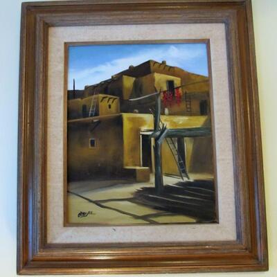 BEAUTIFUL SOUTHWEST FRAMED PAINTING