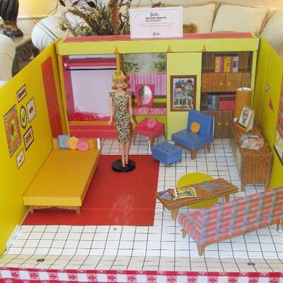 1962 MATTEL BARBIE DREAM HOUSE - REPRODUCTION (NEW IN BOX 2017) NEVER PLAYED WITH.  ** CURRENTLY RETAILS FOR $400 **