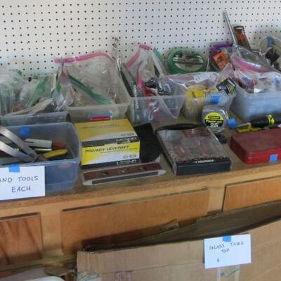 NICE SELECTION OF HAND TOOLS, GARDEN TOOLS & POWER TOOLS & MORE!