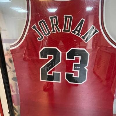 Signed Michael Jordan Jersey