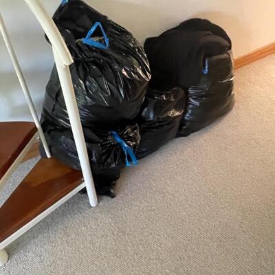 4 Bags of Clothing to be unpacked