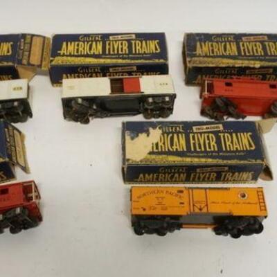 1099	LOT OF 6 AMERICAN FLYER TRAIN CARS *TRU-MODEL*
