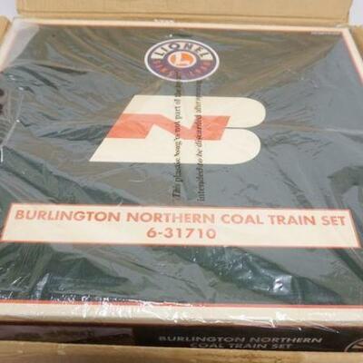 1015	LIONEL TRAIN SET BURLINGTON NORTHERN COAL TAIN SET 6-31710 SEALED IN BOX
