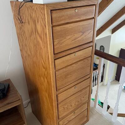 Stunning wood file cabinet 