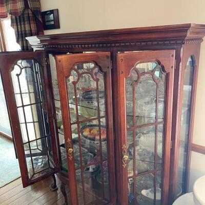 Large vintage Curio cabinet 
