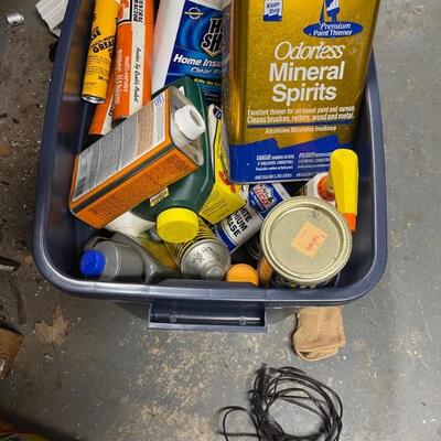 Lot of misc garage items 