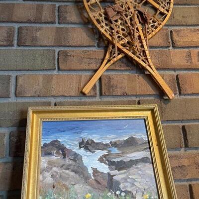 Antique Alaskan snow shoes 