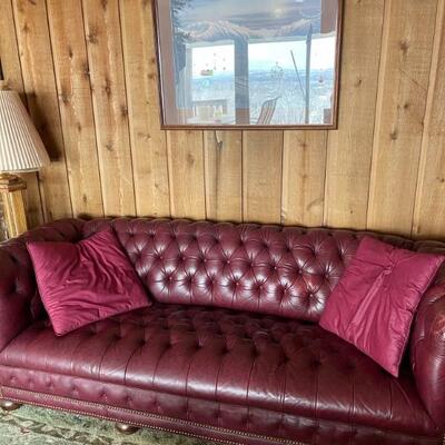 Vintage leather couch 