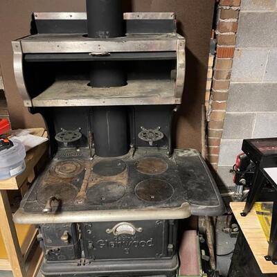 Glen wood cast iron stove 
