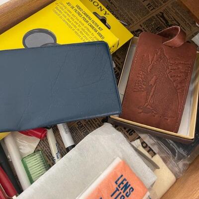 Cowhide leather wallet 
