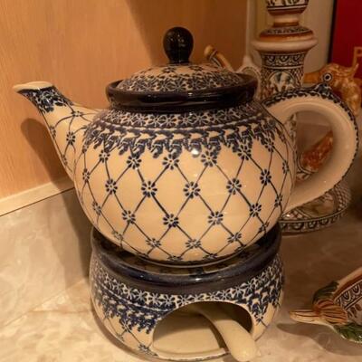 Polish tea pot set