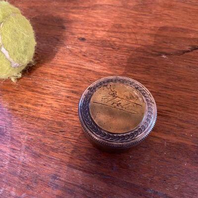 Brass snuff box