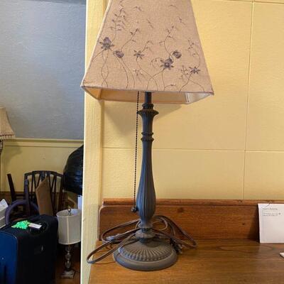 Old Fashioned Pull On Candlestick Lamp 