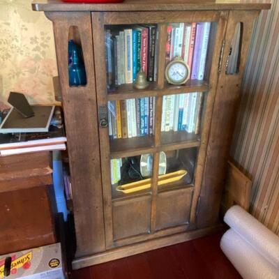 Mission Style Book Cabinet 