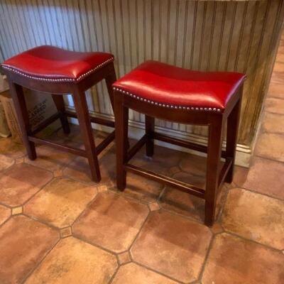 Counter Height Stools ~ Seats are 24" tall ~ 12.5" deep ~15.5" wide