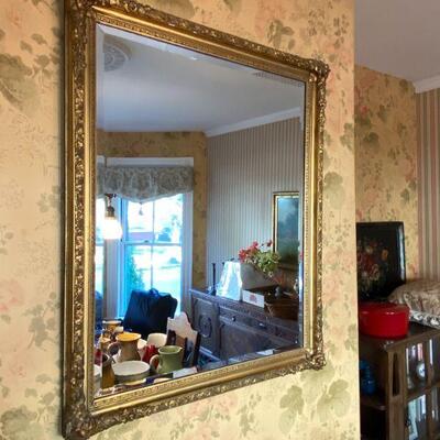 Wonderful Large Beveled Mirror 