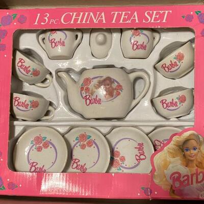 Barbie tea set