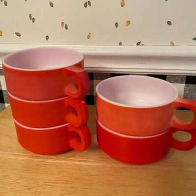 Set of 5 soup bowls