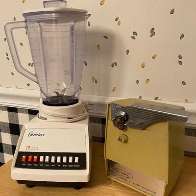 Vintage Blender and can opener