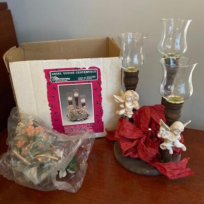 Christmas candle holders