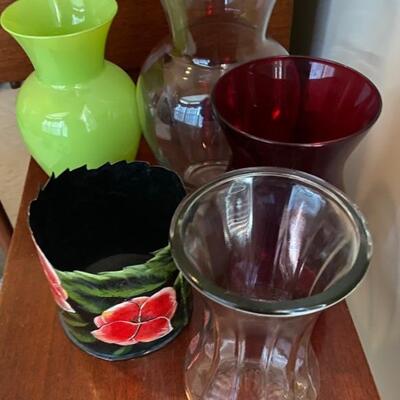 Glass vases